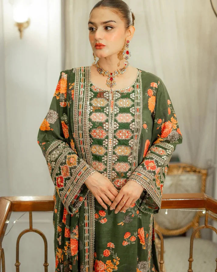 Shamoz Embroided 3 Piece