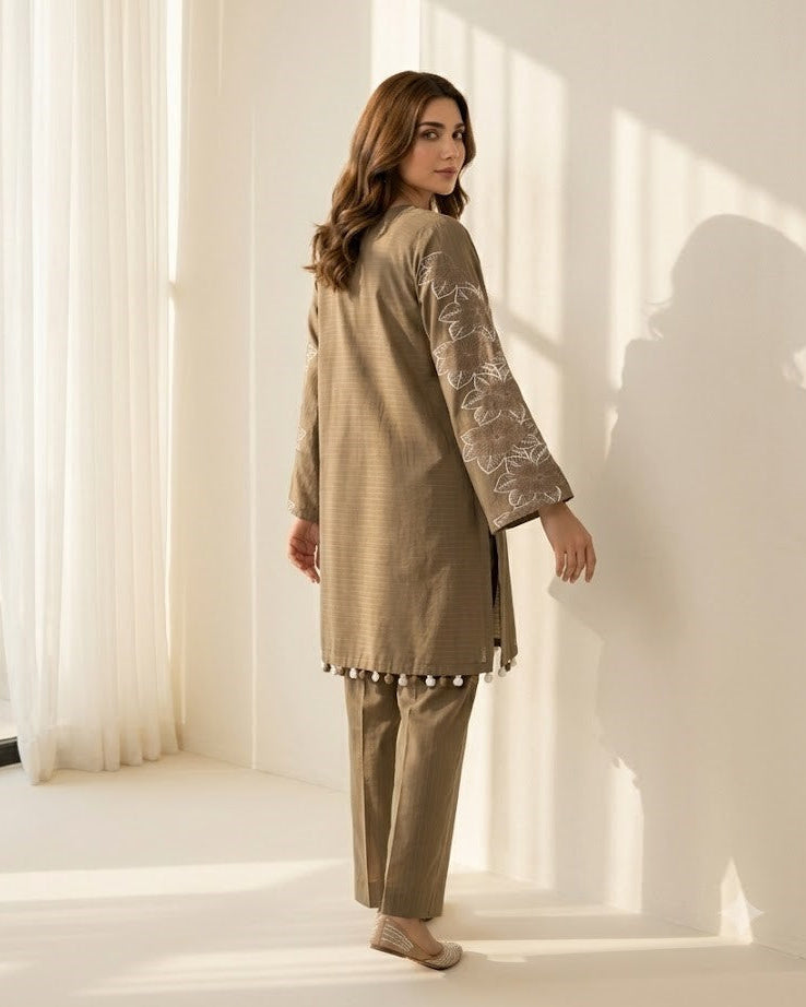 CORNISH EMBROIDED 2PC