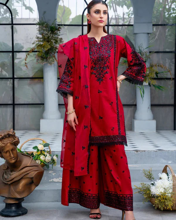 Maahi Embroided 3 Piece