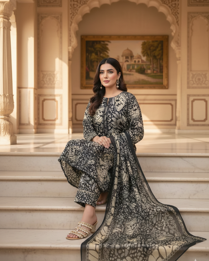 Maya Embroidered 3PC