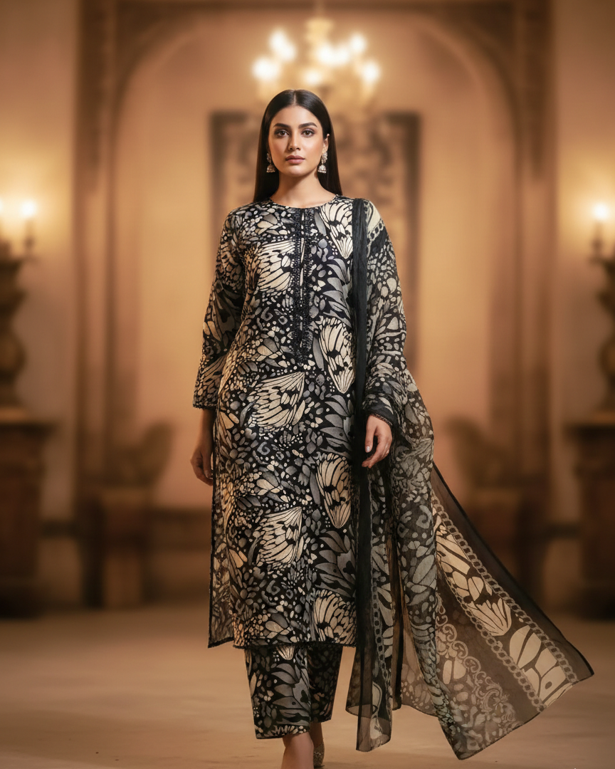 Maya Embroidered 3PC