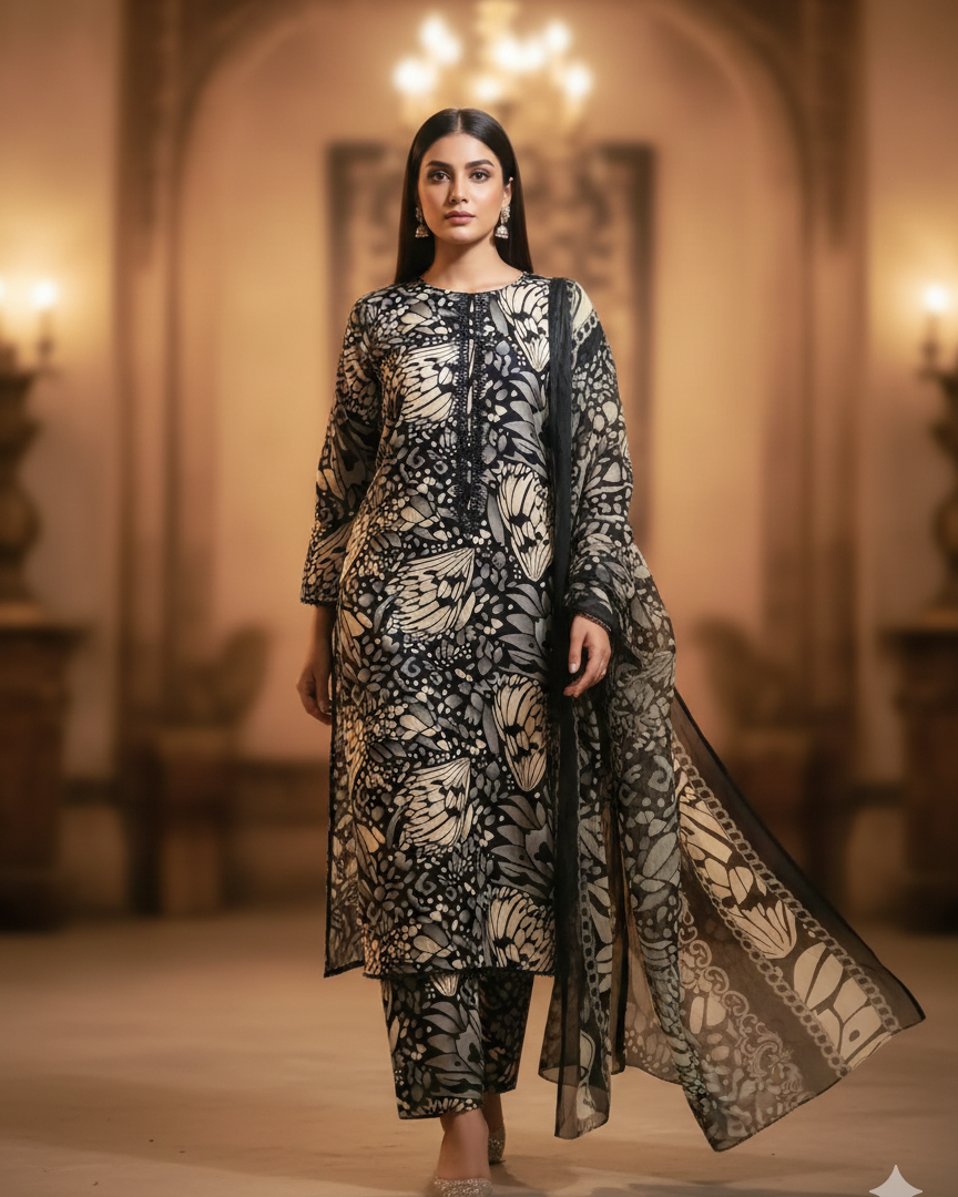 Maya Embroidered 3PC