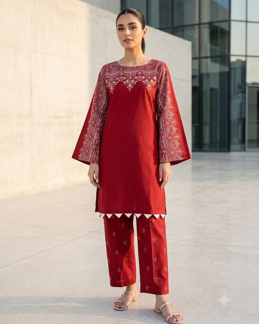 RAYA EMBROIDED 2PC
