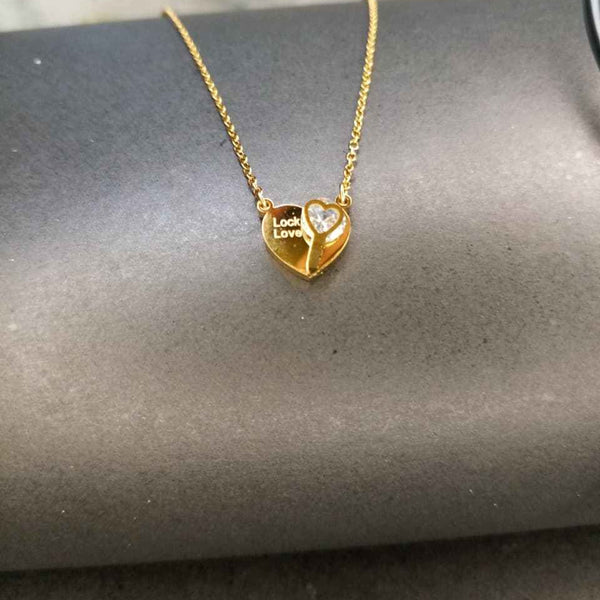 StainlesssteelHeartwithkeypendent