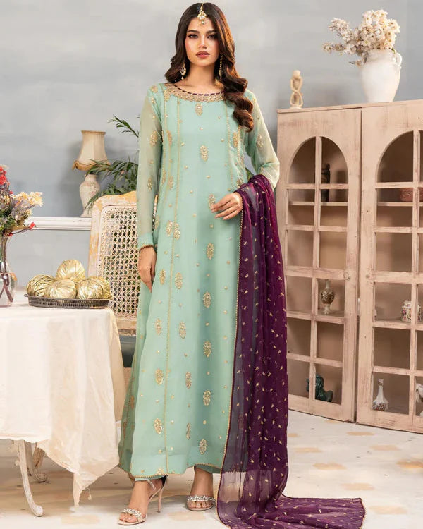 Gulnaar Chiffon 3 Piece